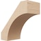 Ekena Millwork 5-inch W x 10-inch D x 10-inch H Westlake Rough Cedar Woodgrain TimberThane Knee Brace, Primed BRCUR05X10X10WTLRCPR - alternate 1